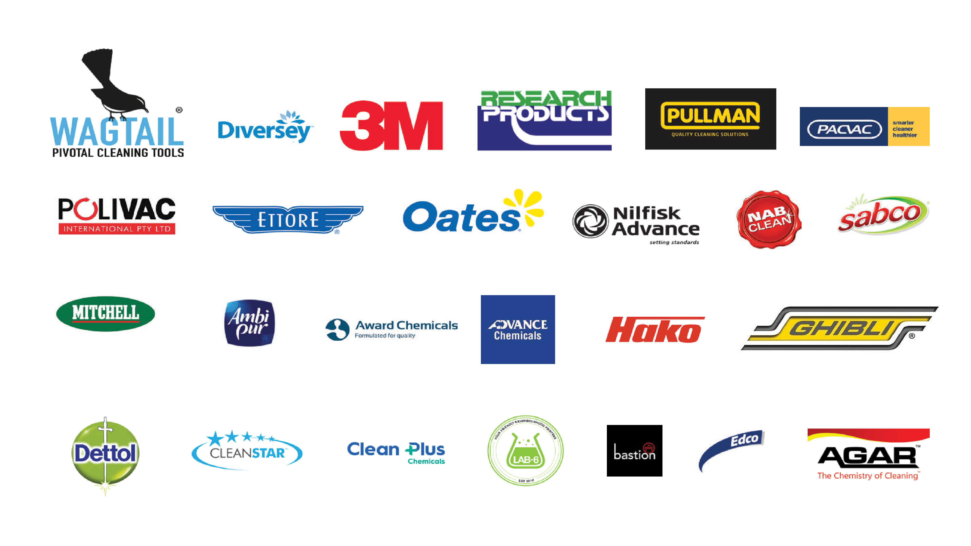 Collage of partner brand logos